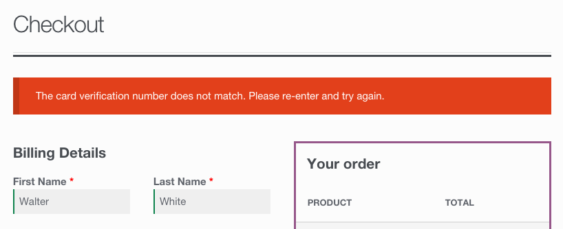 WooCommerce Intuit Payments detailed decline messages