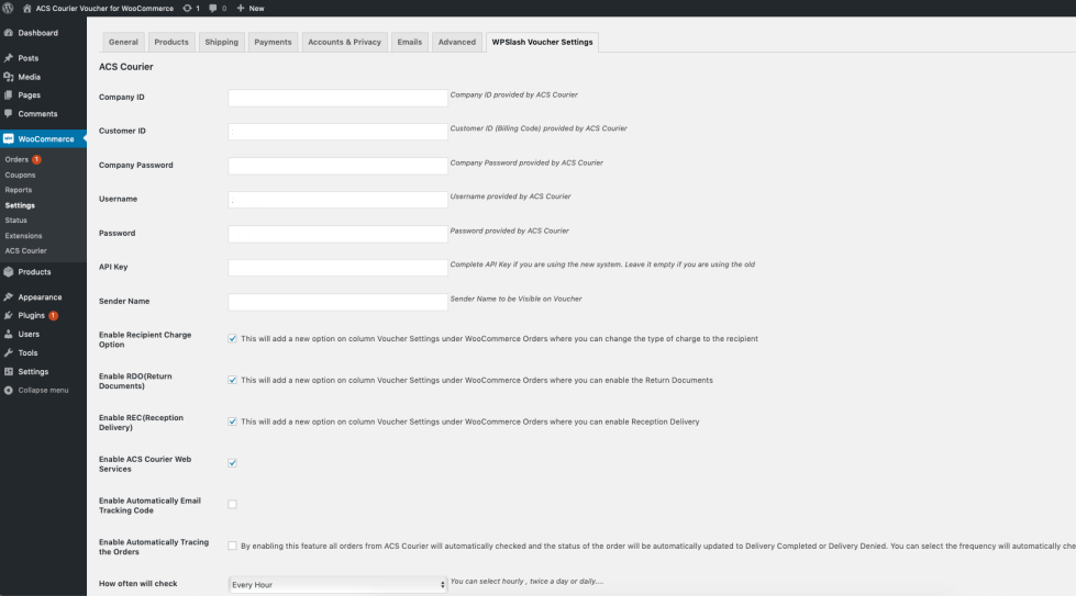 ACS Voucher για το WooCommerce