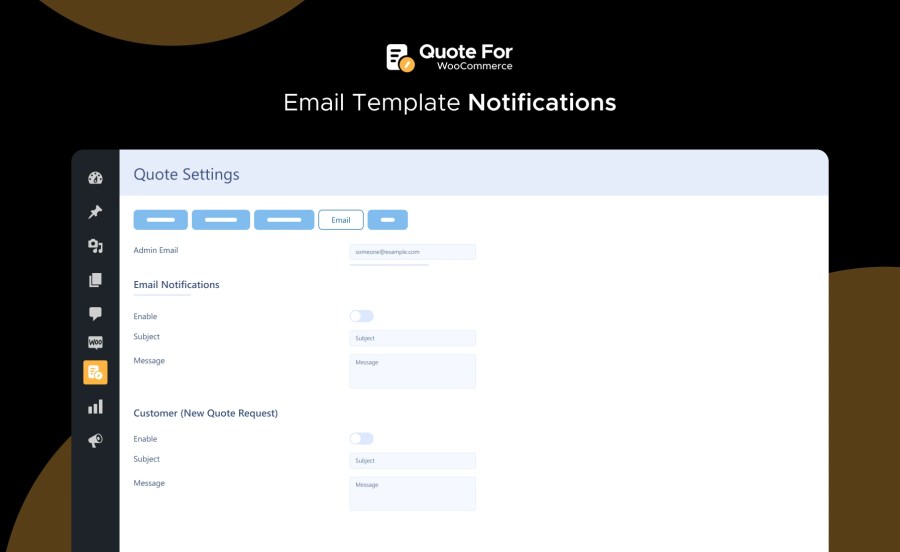 Email Template Notifications